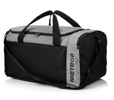 meteor Sporttasche Kinder 20-40 L Schwimmtasche Badetasche klein Schule | Turntasche für Schulsport, Schwimmunterricht und Reise, Jungen und Mädchen, Polyester, Seitenfach, verstellbarer Gurt