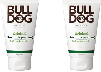 BULLDOG - Hautpflege für Männer | Original Peeling | Gesichtspeeling für reinere Haut | 125ml (Packung mit 2)