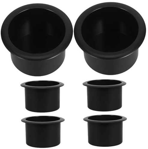 ROMISBABA 6 Piezas Portavasos de Plástico para Sofá Unidades Soporte Antidesbordamiento para Bebidas Compacto y Versátil para Salones Dormitorios y Vehículos Fácil Limpieza y de Espacio