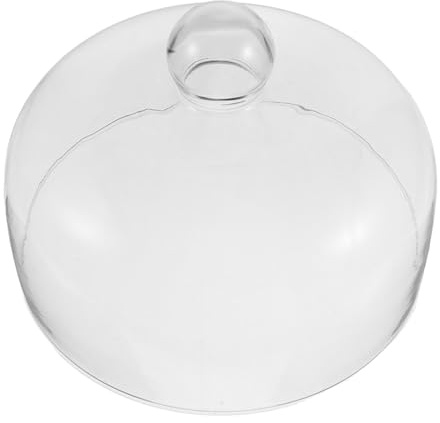 Gatuida Transparent Glass Microwave Cover - 24cm Anti-Splatter Plate Lid for Oven Heating - High-Temperature Resistant Meal Protector Kitchen Gadget