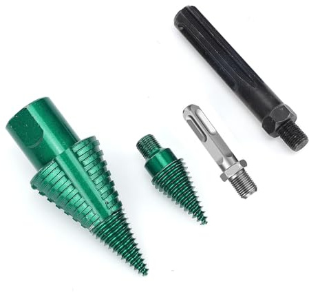 Fabater Removable Log Splitter Drill. Efficient Log Splitter Cone Drill for Home Maintenance