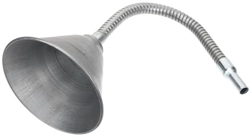 NUOBESTY Entonnoir à Huile en Fer Flexible Filtre Intégré Long Col pour Vidange Auto et Moto Entonnoir Métallique Robuste Multi-Angle pour Réservoir Essence et Huile de Transmission