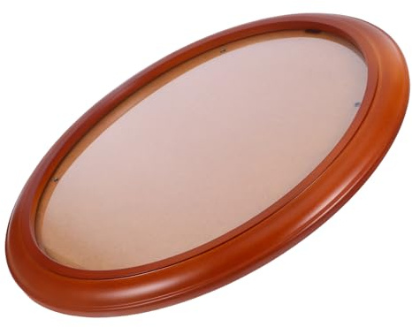 Yardwe Cornici Ovali in Legno per Decorazioni da Parete Protezione Fotografica e Resistenza Agli Urti, per Soggiorno e Arredamento Domestico Elegante