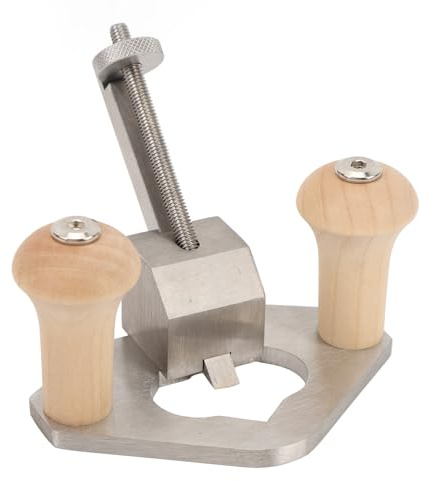 Fabater Fresatrice, Pialla Manuale con Facile Regolazione della profondità con Base Rimovibile Fresatrice per Legno per Progetti di Falegnameria Fai-da-te