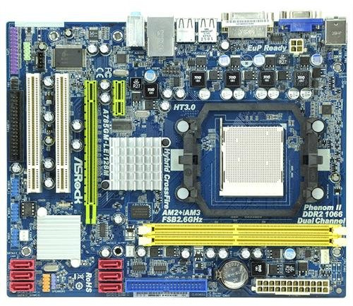 Asrock A785GM-LE/128M Scheda madre Socket AM3 AMD 785G ATX - Schede madri (8 GB, AMD, AMD Phenom, Socket AM3, Realtek RTL8111D(L), 10/100/1000 Mbit)