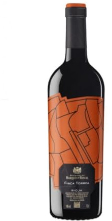 Finca Torrea - Vino Tinto Crianza de Marqués de Riscal Denominación de Origen Calificada Rioja, Variedad Tempranillo, 18 meses en barrica - Botella 750 ml