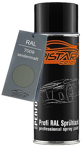 TRISTARcolor RAL 7009 Grüngrau Spraydose 400 ml seidenmatt schnelltrocknend