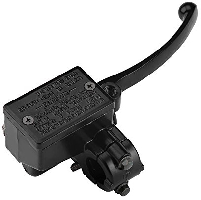 mumisuto Motorcycle Master Cylinder, 7/8 22mm Motorcycle Front Right Hydraulic Brake Clutch Lever Master Cylinder for YFZ450 YFM (Black)