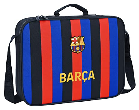 Safta Portafoglio Extracolari di F.C. Barcelona 1. Squadra 22/23, 380 x 60 x 280 mm, extragroß, Unisex, Bambini und Ragazzi, Marineblau + Granat, Standard