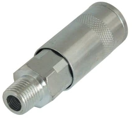 Dunnet Tools 1/4 Inch Quick Release Air Line Connector | Heavy Duty Male BSP Fitting for Air Compressor, Pneumatic Tools, Quick Connect Coupling, Airbrush & Tool Accessories
