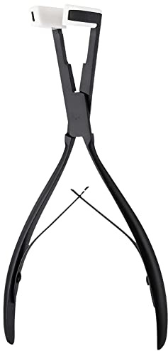 Comphic Tape in Hair Extensions Pliers Needle Nose Pliers Hair Extension Pliers Stainless Steel Flat Extensions Tape Sealing Clamp Pliers Tool