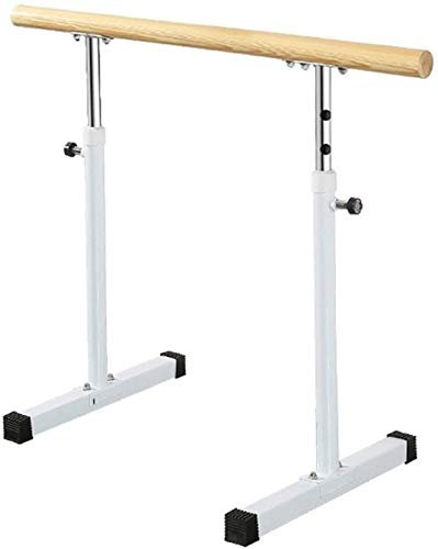 Massivholz-Fitness-Ballettstange, Wandmontage, höhenverstellbare Tanz-Dehnungsstangen, Ballettstange für Kinder und Erwachsene (Farbe: Rosa, Größe: 1 m)