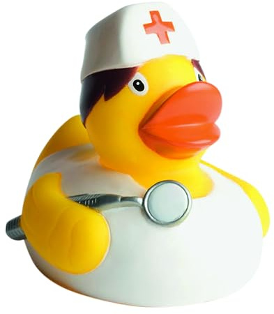 Krankenschwester - Berufsente - Quietscheente - Badeente - ca. 8 cm gross