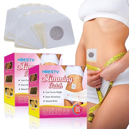 SSKHE Abnehmen Schnell Patch, 60 Stück Detox Schlankheitspflaster, Kräuter Abnehmpflaster Bauch für Fettverbrennung, Appetitzügler für die Gewichtsabnahme