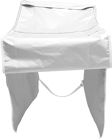 Homoyoyo Silver Oxford Cloth Washer and Dryer Top Cover with Zipper, Waterproof and Dampness-proof Protective Cover for Front and Top Load Washing Machines, Easy to Use for Home Laundry