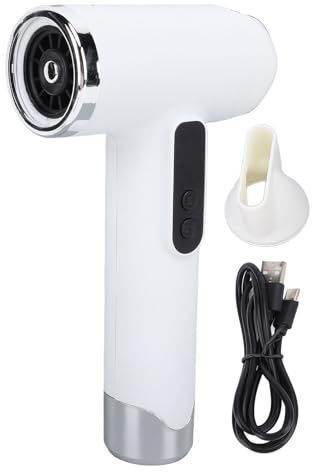 Kabelloser Haartrockner für Frauen USB kabellos wiederaufladbar föhn mit Düse Reiseföhn Heiß Kalt Wind Styling für Wohnheim, Studenten, Zuhause, Reisen (Weiß)