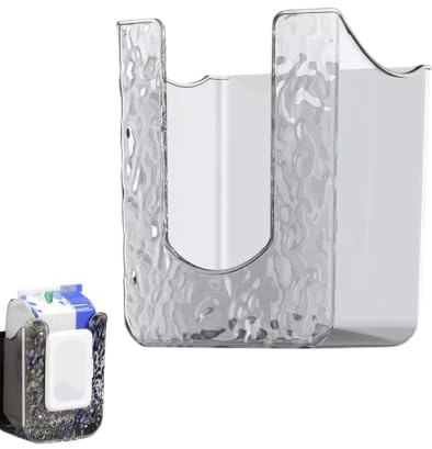 Tyinerc Dispensador de toallitas húmedas, soporte de toallitas de baño - Organizador de caja de almacenamiento montada en la pared,Dispensador recargable de pañuelos para el baño Family Bedroom Home