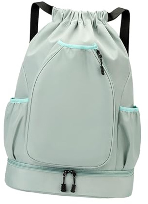 Perfeclan Tennis -Rucksack Sport -Rucksack tragbarer Schläger mit Schuhfach wasserdichte Badminton -Tasche für Pickleball, GrÜn