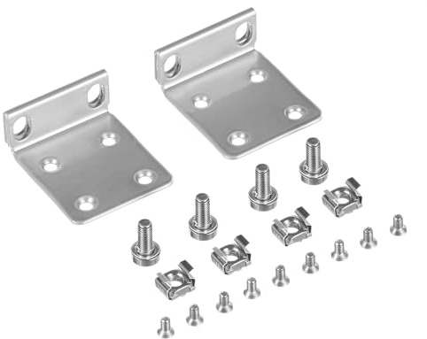 Rack Mount Kit for Ubiquiti Switch, 1U Rack Ears for Ubiquiti 16/24/48 Series Switches