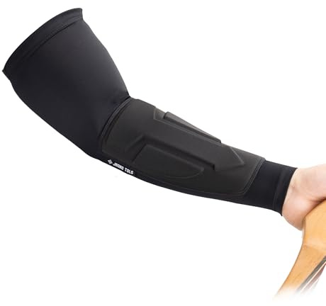 Elastic ArmGuard Lightweight Forearm Sleeve Protector with Adjustable Touch Fastener for Archery Shooting Protective (Thickened Padding)