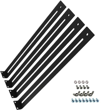 Kit De Réparation De Tiroir De Meubles - Montage Renforcé Portable, Vis De Supports Légères | Plaques De Support De Longue Durée, Ensemble D'outils De Remplacement Complet Pour Fixar