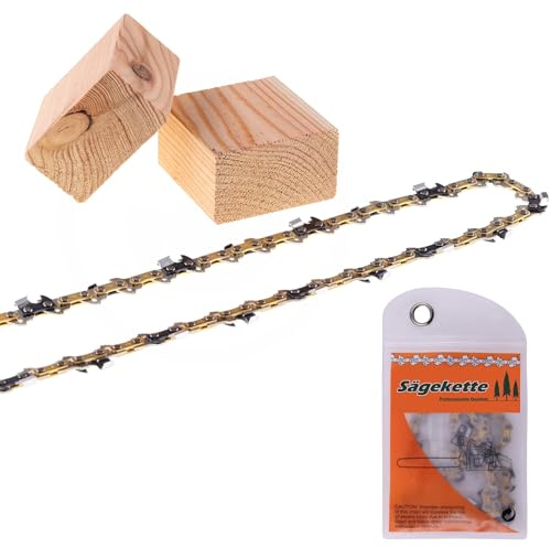 DIY-24H | Chaîne de tronçonneuse à gouge complète 3/8 LP 1,1 mm 40 cm longueur de coupe, 56TG compatible avec Worx WG385E WG385E.9