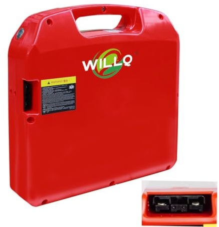 WILLQ Batterie Lithium-ION LiFePO4 48 V, 24 V, 20 Ah, 30 Ah, 40 Ah, 60 Ah, pour Chariot élévateur électrique, pour transpalette électrique CBD15J-LI-S/CBD15-E1C1L,24v40ah
