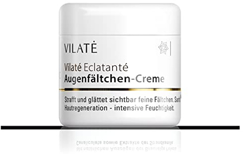 Anti Age Augenpflege (15 ml), straffende Augenfältchencreme, wirkt gegen Augenschatten und Schwellungen, einzigartige Wirkstoffkombination mit Soforteffekt - von Vilate