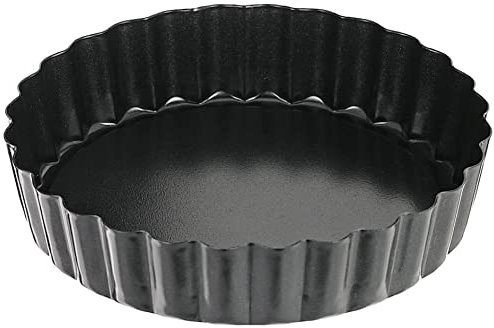 Küchenprofi 810011004 Moule à tartelettes Métal Noir 12 x 12 x 5 cm 4 pièces