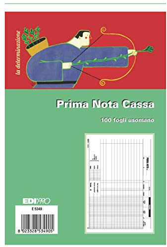 Edipro E5349 Notenblock, 100 Blatt, für die Verwendung von Hand