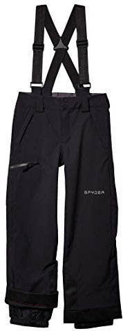 Spyder Propulsion Pantalones esquí/Snow, Niños, Black, 10 años