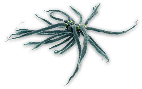 Filz Haargummi Dreads Haarschmuck Rasta scrounchi Xl, Farbe:Petrol