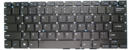 RTDPART Laptop Keyboard For Fusion5 LapBook A90B+ Pro 64GB black without frame United Kingdom UK