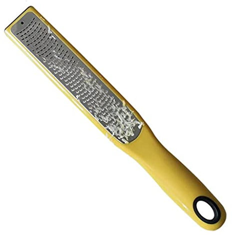 ZQDMYT Utensili da Cucina Formaggio Multifunzione Grattugia Limone Limone Zest Semplice operazione Palmare Grattugia Strumenti di Cottura Domestica Professionale (Color : Yellow)