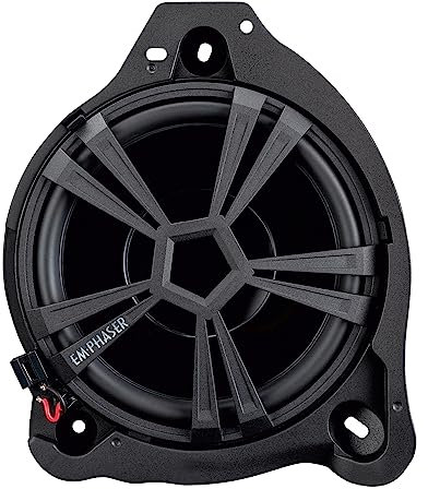 EMPHASER EM-MBSUBL2 – 20 cm / 8“ Auto Subwoofer kompatibel mit Mercedes Benz Fahrzeugen, Plug & Play Untersitzbass/Underseat Subwoofer für die Fahrerseite, 150 W, 1 Stück