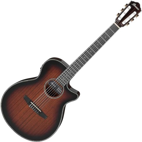 Ibanez AEG74N Mahogany Sunburst High Gloss Electro-Acoustic Classical Guitar