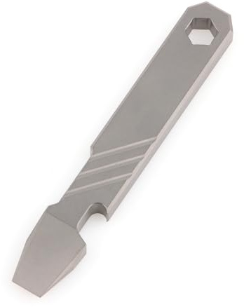 Hamans Décapsuleur en titane EDC - Outil multifonction portable - Mini pied-de-biche