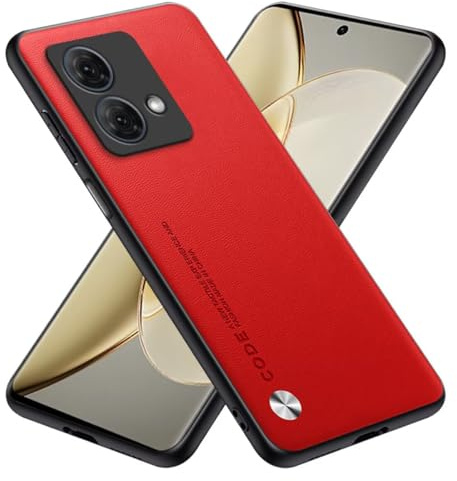 RankOne Funda Compatible con Motorola Moto g84 (6.5) Carcasa Caso Cover Estuche - Rojo