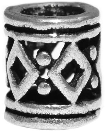 Kleine Silberperle NALIA 5 mm Haar- & Bartschmuck Vintage 925 Sterlingsilber