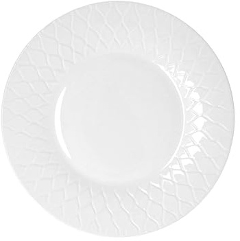 Luminarc Amario Service de table 12 pièces en verre opale blanc