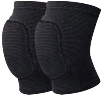 REIFOR Knieschützer Knieschoner Ein Paar Schwamm-Knieschützer, Geeignet For Volleyball, Tanz, Fitness, Basketball Knieschützer Wandern(Black,L)