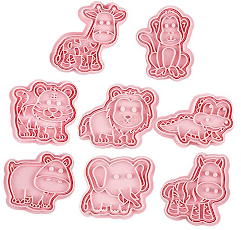 OFFSCH 8piezas Moldes De Galletas Forma De Animal Para Cortar Molde Para Hornear Suministros Para Hornear