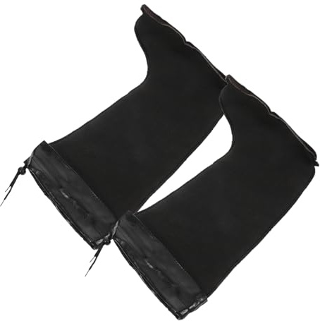 jojofuny 1 Paire de Doublures pour Bottes de Pluie Hiver Épaisses Noir | Tissu Ajouté, Coupe -mollet Taille 42, Isolation et Protection par Froid