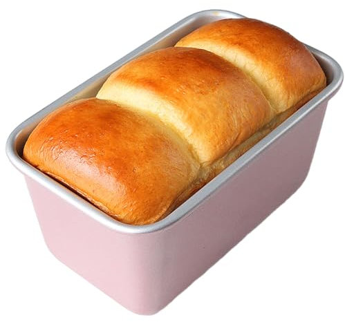 CANDeal Moule À Pain Antiadhésif Doré Rose Pour La Cuisson Du Levain Et Du Pain De Viande Faits Maison, Moules De Cuisson Au Four Pour Le Gâteau Au Lait (2)