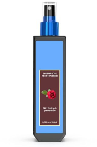Rose Water Spray for Face – Pure Steam Distilled Face Toner & Mist for Glowing Skin | Alcohol-Free, Suitable for Oily, Dry & Normal Skin, 200ml