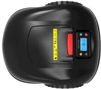 Contrôle WiFi de la Tondeuse à Gazon E1600 pour 2600m2 Une Fois 800m2 Cutter Automatique 7.8Ah Motor sans balais Compatible avec Les modèles d'outils de Jardin(E1600 110-240V)
