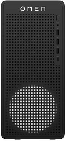 HP Omen 16L TG03-0008NA | Intel Core i5-14400F | 16GB RAM | 1TB SSD | Dedicated NVIDIA GeForce NVIDIA RTX 5060 Graphics | Windows 11 Home | High-Performance Gaming Tower PC