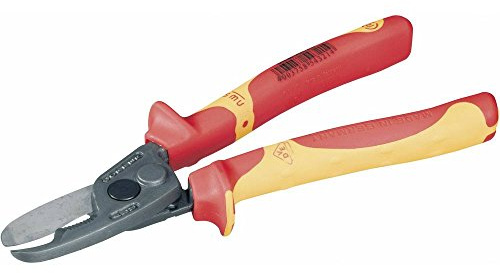 NWS 043-69-VDE-210 VDE-Kabelschere Geeignet Fuer (Abisoliertechnik) Alu-und Kupferkabel, EIN-und m