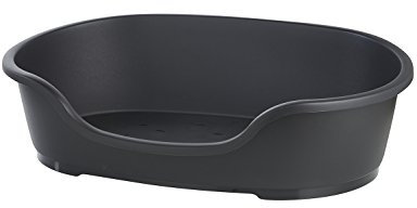 Flamingo Pet Bed Domus Panier pour Chien Noir 70/80 cm