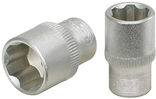 KS Tools 922.14055 - Chiave a bussola esagonale 1/4, 5,5 mm, linea ULTIMATE, profilo Superlock, in cromo vanadio, finitura cromata satinata